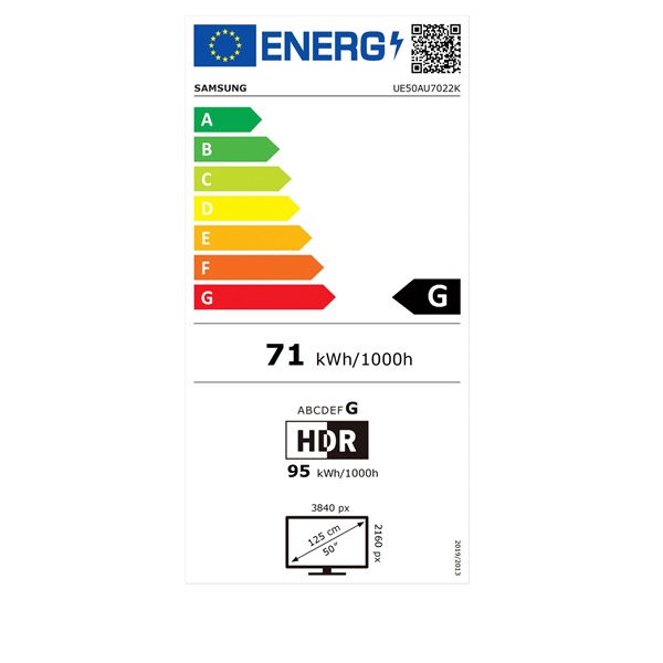 Samsung 50" UE50AU7022KXXH 4K Ultra HD Smart TV