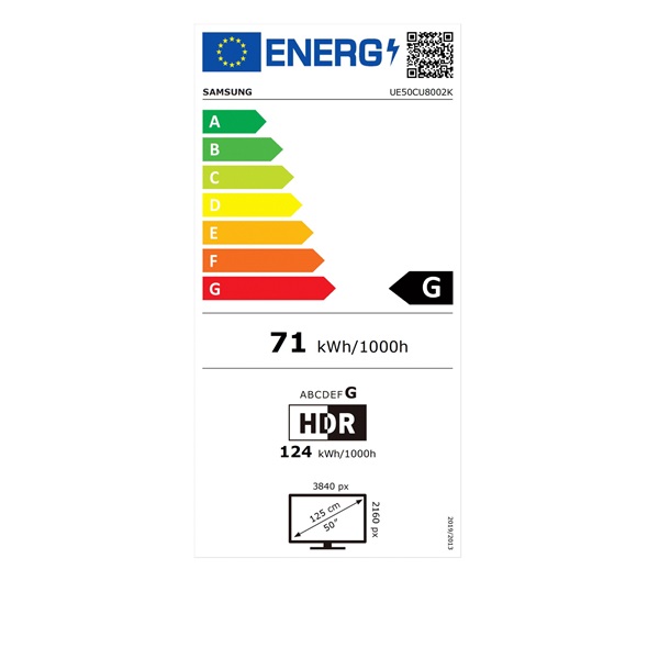 Samsung 50" UE50CU8002KXXH 4K UHD Smart LED TV