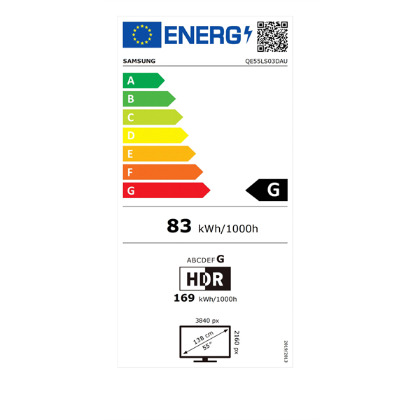 Samsung 55" QE55LS03DAUXXH 4K UHD Smart QLED TV