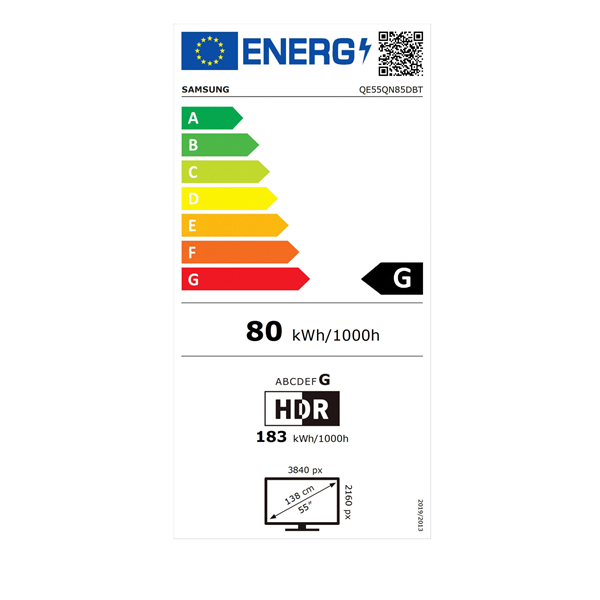 Samsung 55" QE55QN85DBTXXH 4K UHD Smart NeoQLED TV