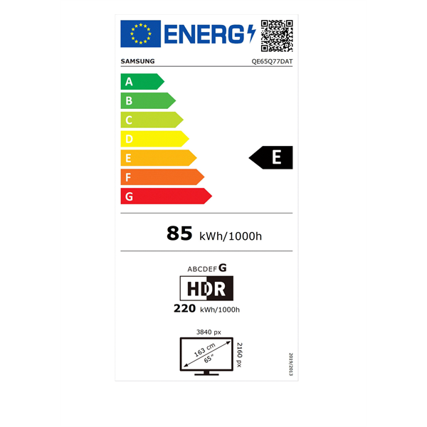 Samsung 65" QE65Q77DATXXH 4K UHD Smart QLED TV