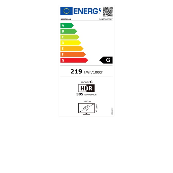 Samsung 65" QE65QN700BTXXH 8K UHD Smart Neo QLED TV