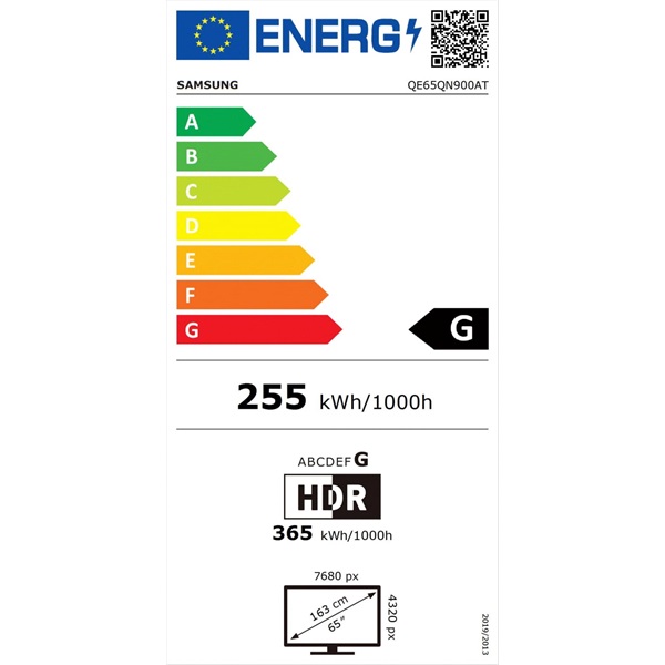 Samsung 65" QE65QN900ATXXH 8K UHD NEO Smart QLED TV