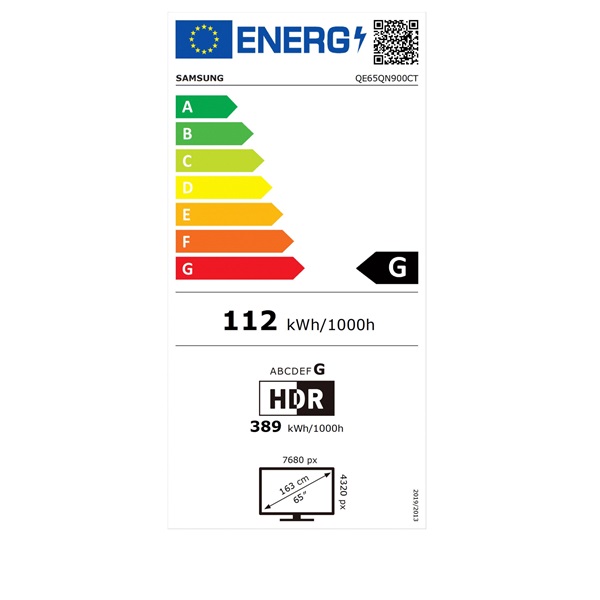 Samsung 65" QE65QN900CTXXH 8K UHD Smart Neo QLED TV