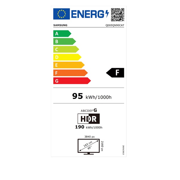 Samsung 65" QE65QN90CATXXH 4K UHD Smart Neo QLED TV