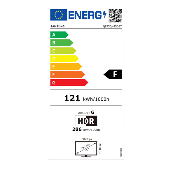 Samsung 75" QE75QN85DBTXXH 4K UHD Smart NeoQLED TV