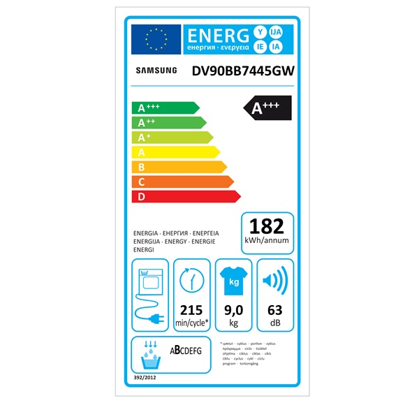 Samsung DV90BB7445GWS6 hőszivattyús szárítógép