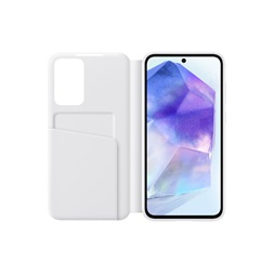 Samsung EF-ZA556CWEGWW Galaxy A55 5G (SM-A556) fehér oldalra nyíló tok