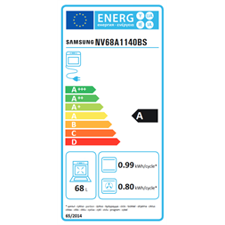 Samsung NV68A1140BS/ZE inox beépíthető sütő