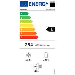 Samsung RB33B612ESA/EF inox alulfagyasztós hűtőszekrény