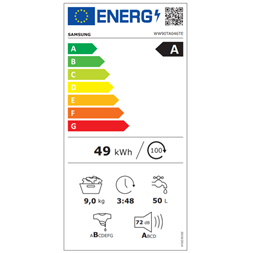 Samsung WW90TA046TE/LE elöltöltős mosógép