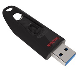 Sandisk 16GB USB3.0 Cruzer Ultra Fekete (123834) Flash Drive