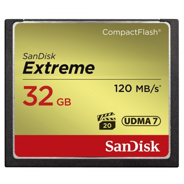 Sandisk 00124093 32GB Compact Flash Extreme memóriakártya