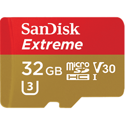 Sandisk 00173420 32GB SD micro ( SDHC Class 10) Extreme UHS-I V30 memóriakártya adapterrel