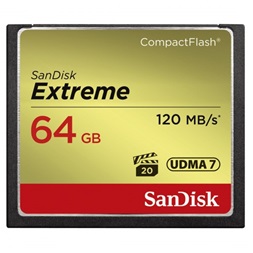 Sandisk 00124094 64GB Compact Flash Extreme memóriakártya