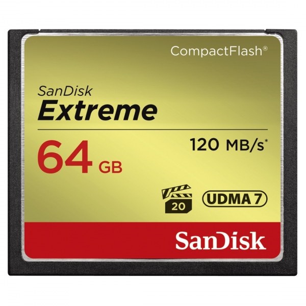 Sandisk 00124094 64GB Compact Flash Extreme memóriakártya