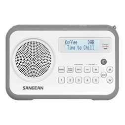 Sangean DPR-67 W/G DAB+/FM-RDS fehér-szürke digitális rádióvevő