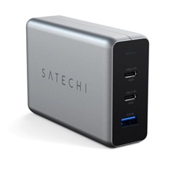 Satechi ST-TC100GM-EU 100W USB/2xType-C PD GaN asztroszürke hálózati töltő