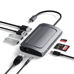 Satechi ST-U4MA3M USB 4 asztroszürke HUB