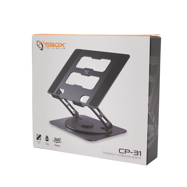 Sbox CP-31 17,3" laptop állvány