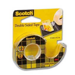 Scotch 136D 12mmx6,3m kétoldalas ragasztószalag adagolóval