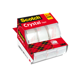 Scotch Crystal Clear 19mmx7,5m 2+1 ragasztószalag-adagoló