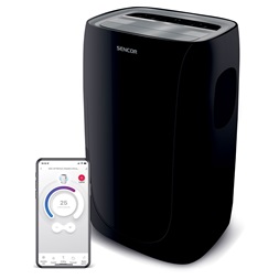 Sencor SAC MT9031C Wi-Fi-s fekete mobil klíma