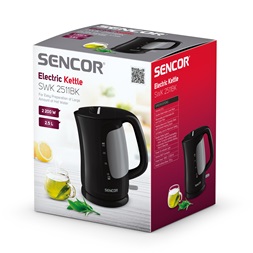 Sencor SWK 2511BK 2,5L-es fekete vízforraló