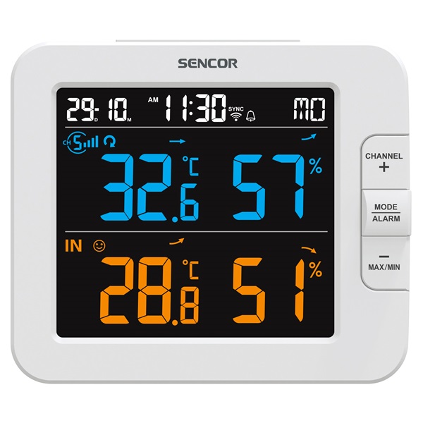 Sencor SWS 8600 SH meteorológia állomás vezeték nélküli szenzorral