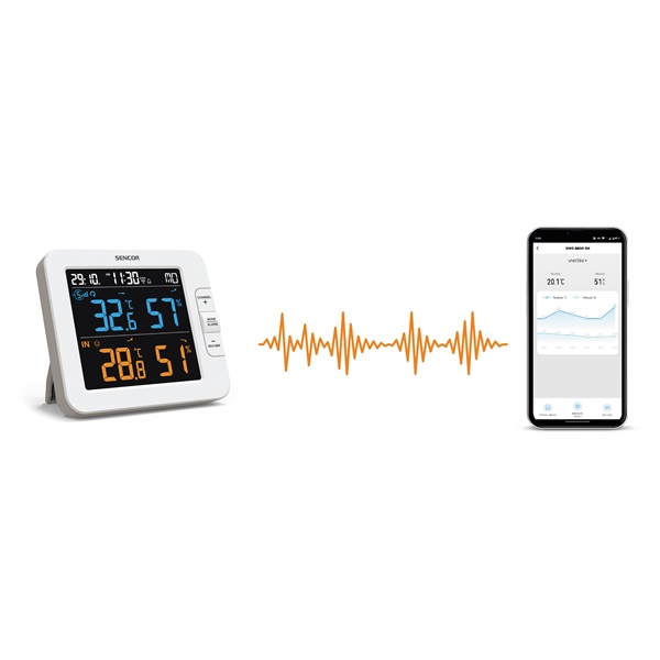 Sencor SWS 8600 SH meteorológia állomás vezeték nélküli szenzorral