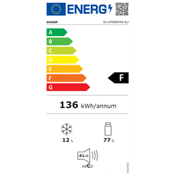 Sharp SJ-UF088M4S-EU egyajtós hűtőszekrény