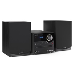 Sharp XL-B517D Bluteooth fekete Mikro Hifi