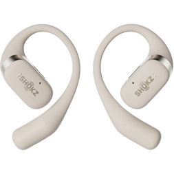 Shokz OpenFit csontvezetéses Bluetooth bézs True Wireless Open-ear sport fülhallgató