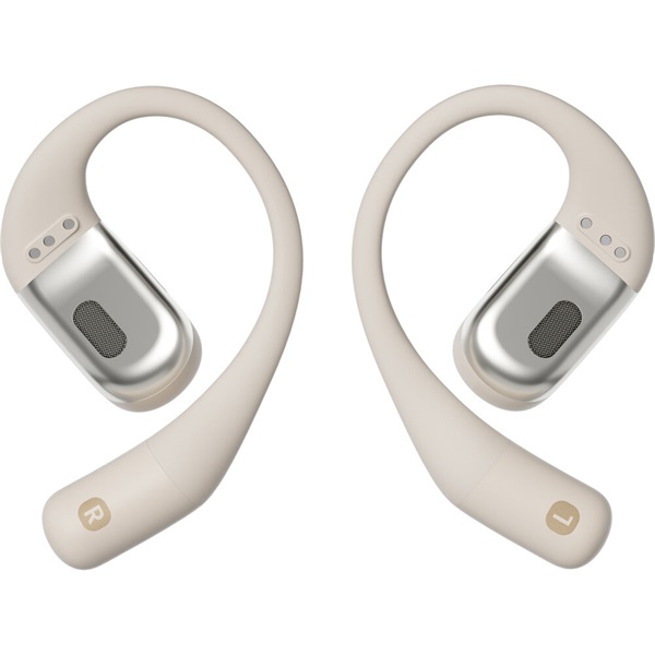 Shokz OpenFit csontvezetéses Bluetooth bézs True Wireless Open-ear sport fülhallgató