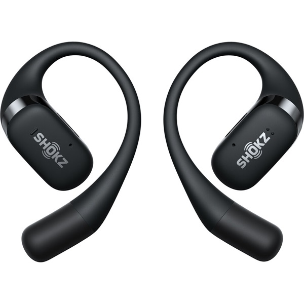 Shokz OpenFit csontvezetéses Bluetooth fekete True Wireless Open-ear sport fülhallgató