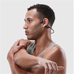 Shokz OpenRun Pro Premium csontvezetéses Bluetooth fekete Open-Ear sport fejhallgató