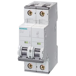 Siemens 5SY5205-7 440V DC, 400V Ac 10kA 2P C  kismegszakító