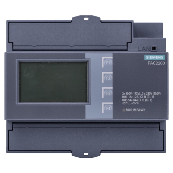 Siemens 7KM2200-2EA30-1JA1 LCD 3 fázisú energiamérő