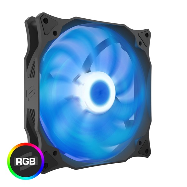 SilentiumPC 140mm Stella HP RGB 140 PWM ház hűtőventilátor