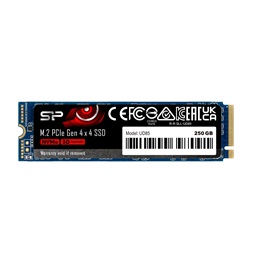 Silicon Power 250GB M.2 2280 PCIe Gen 4x4 NVMe UD85 (SP250GBP44UD8505) kék SSD