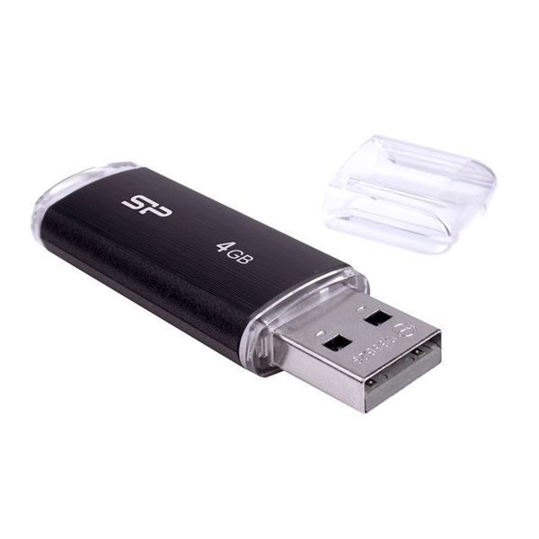 Silicon Power 4GB USB 2.0 fekete Ultima U02 Flash Drive