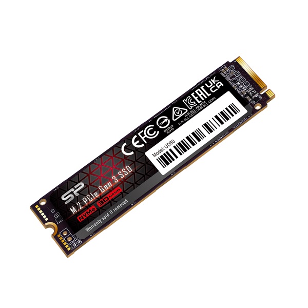 Silicon Power 500GB M.2 2280 PCIe Gen 3x4 NVMe UD80 (SP500GBP34UD8005) SSD