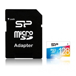 Silicon Power microSDXC Elite UHS-1 128GB + adapter