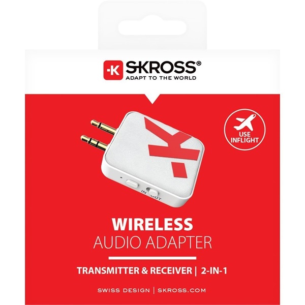 Skross 2in1 vezeték nélküli bluetooth audio adapter