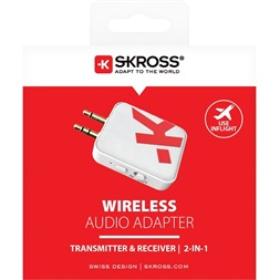 Skross 2in1 vezeték nélküli bluetooth audio adapter