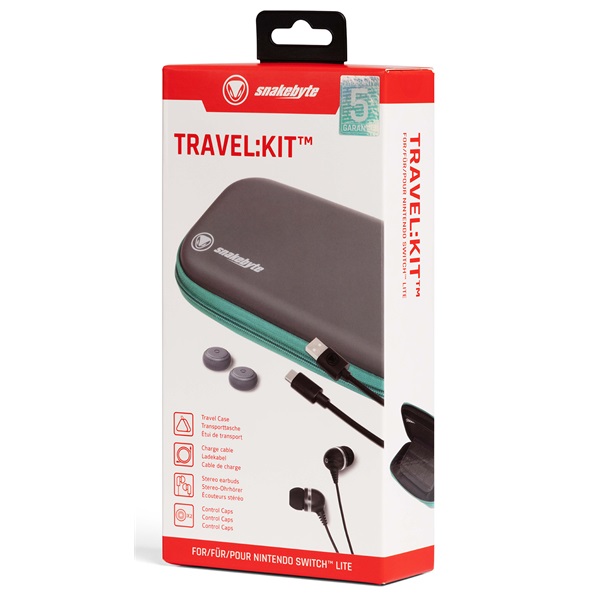 Snakebyte SB915123 TRAVEL:KIT™ Nintendo Switch Lite szürke utazótok