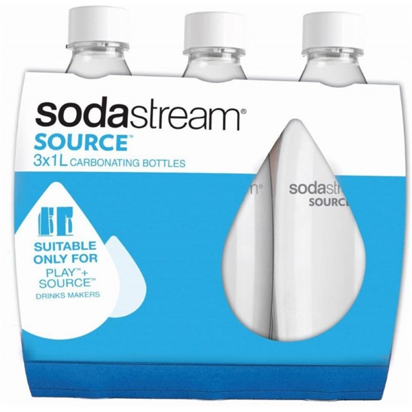 Sodastream BO TRIO PLAY 3x1l fehér 3 db-os szénsavasító műanyag palack szett