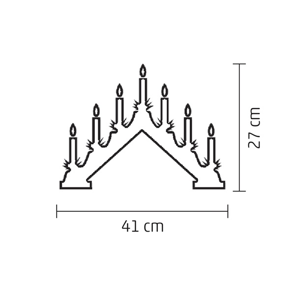 Somogyi KAL 02 LED-es gyertyapiramis