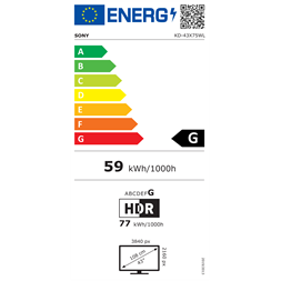 Sony 43" KD43X75WLPAEP 4K UHD Smart LED TV