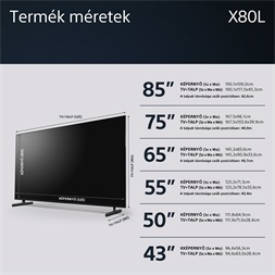 Sony 55" KD55X80LAEP 4K UHD Smart LED TV